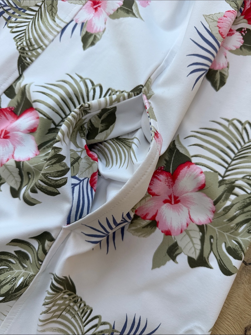 NWT Tommy Bahama White Floral Sleeveless Polo Dress 🌺 - Picture 8 of 9